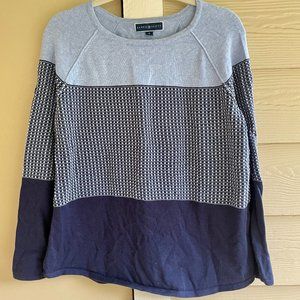 Karen Scott Pullover Blue Sweater (SIZE M)